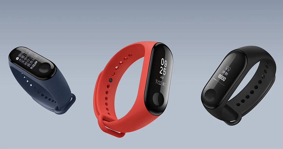 Xiaomi mi Band 3 mi band 3 умный Браслет многоязычный 50 м водонепроницаемый браслет пульсометр фитнес распродажа