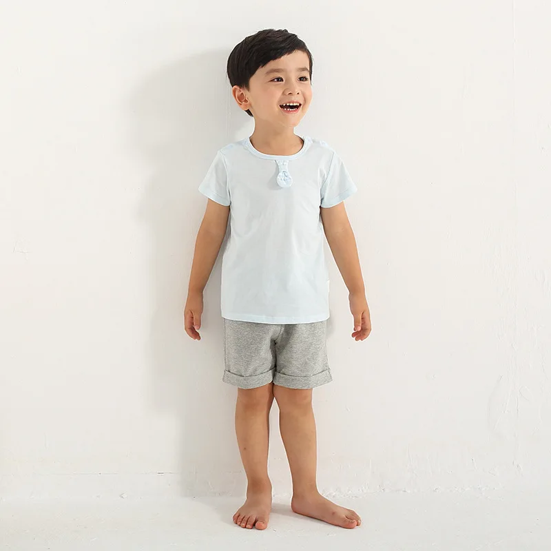 Детская футболка-поло т-shirs одежда для маленьких мальчиков Одежда младенцев