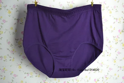 10Pcs purple ropa interior femenina, одноцветное нижнее белье, 10 шт./лот, молочный шелк, женские трусики размера плюс 6XL, женское нижнее белье, женские трусы - Цвет: 10Pcs purple