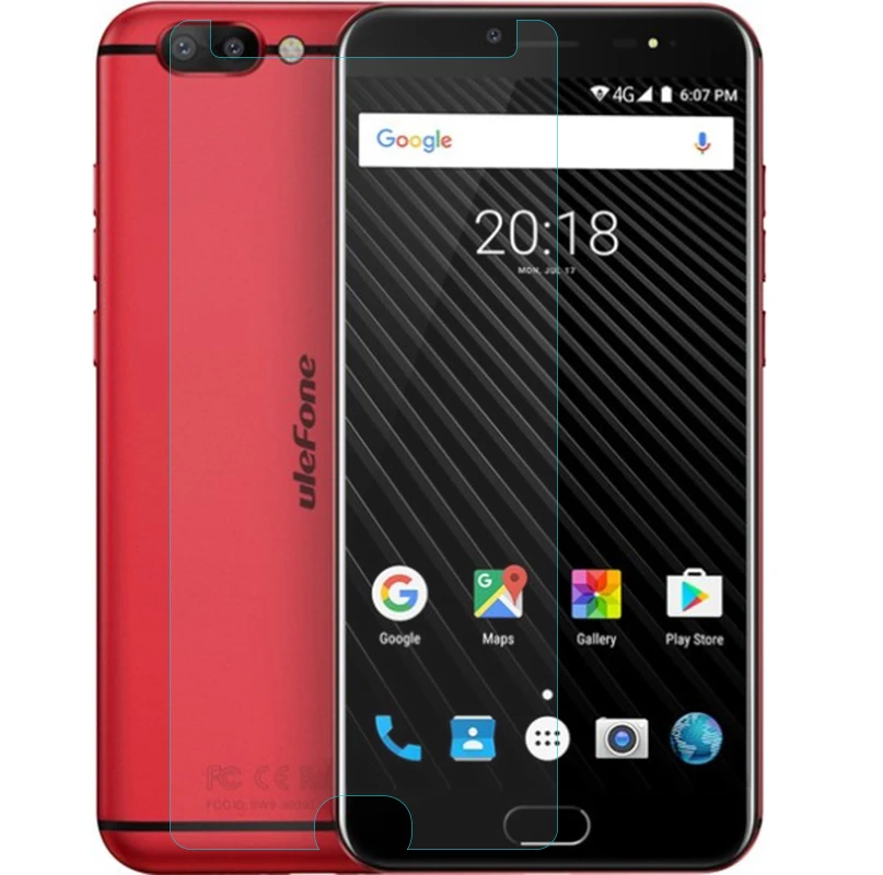 

2PCS Smartphone Tempered Glass 9H Explosion-proof Protective Film Screen Protector mobile phone for Ulefone T1