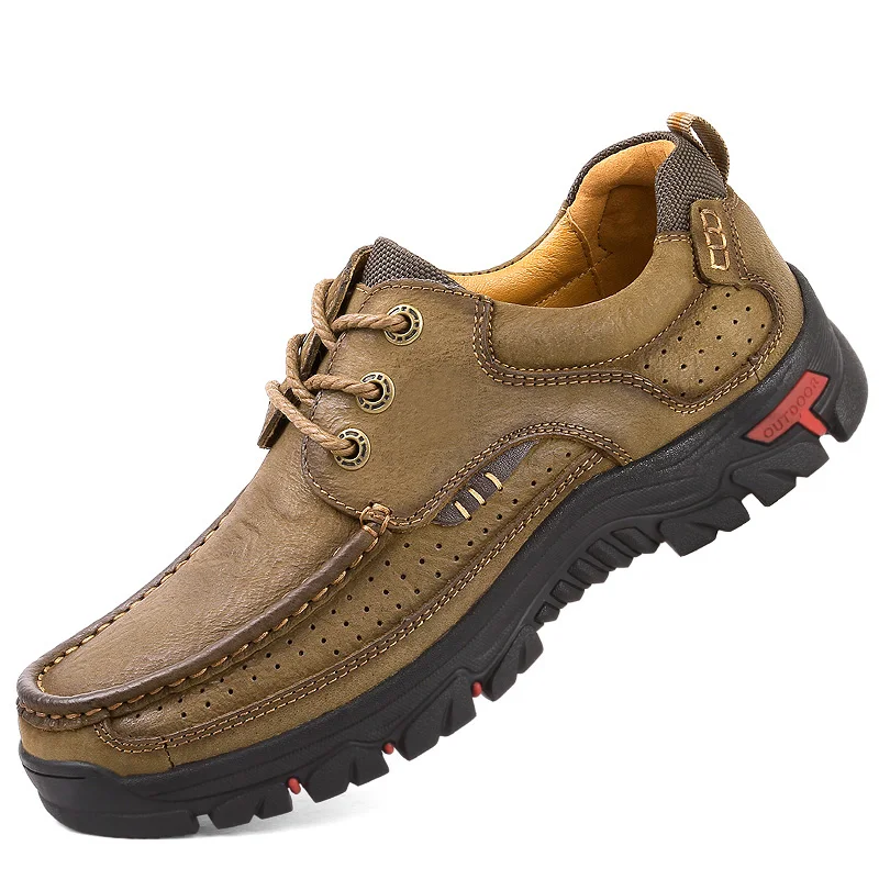MVVT 100% Genuine Leather Shoes Men Cow Casual Male Outdoor High Quality Flats 2 Style Lace-Up Man Footwear | Обувь