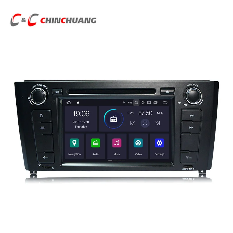 Android 9 0 автомобильный dvd плеер для BMW E81 E82 E87 E88 I20 Радио RDS GPS навигация SWC Зеркало