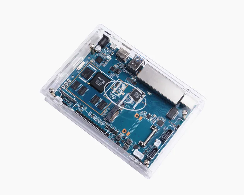 Комплект антенн Banana Pi R2 + 12 В DC (ЕС или США) акриловый чехол 5 дБ|Демонстрационные