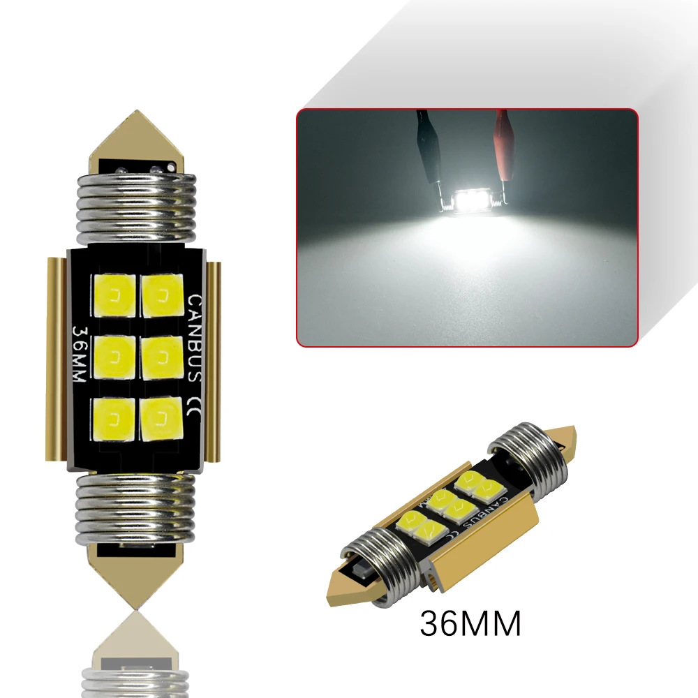 3030 6SMD canbus купольный светильник черный 6smd festoon 31 мм 36 39 41 led для чтения|Сигнальная
