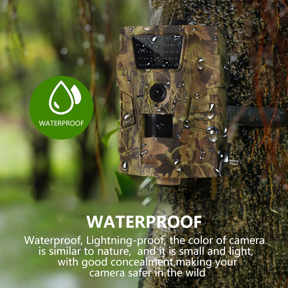 HT001B Trail camera 30 шт. Инфракрасные светодиоды Скаут Ночная охотничья камера 120