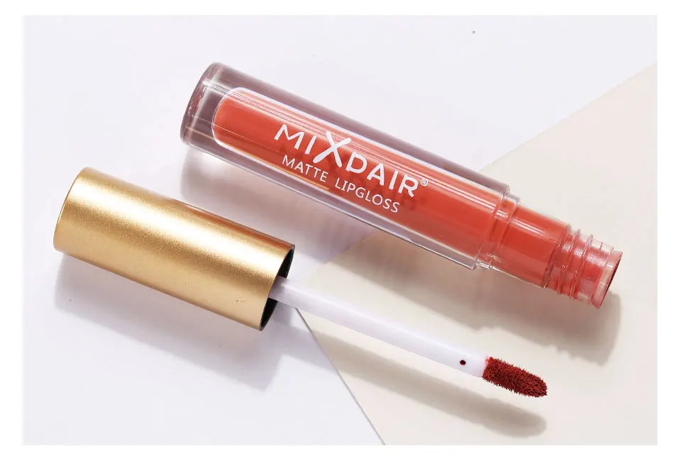 MIXDAIR, водостойкая матовая губная помада для губ, тинт для макияжа, сексуальная губная помада телесного цвета, стойкий блеск для губ, Косметика для макияжа