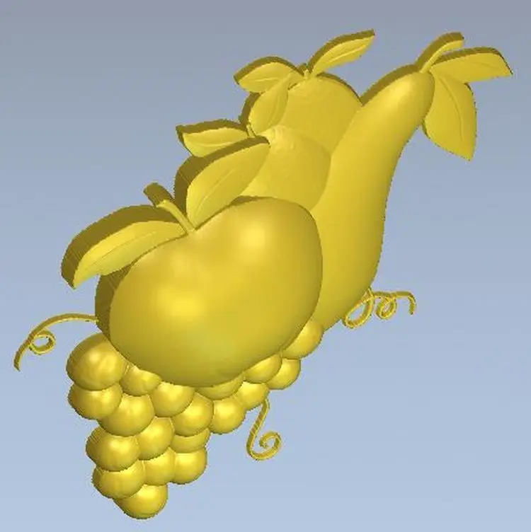 3d модель рельеф для ЧПУ в формате STL фрукты | Инструменты