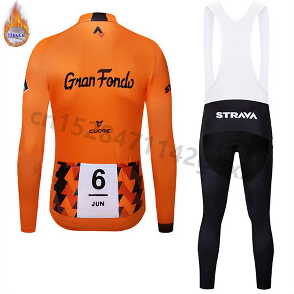Strava, длинный рукав, Майо, Ropa Ciclismo Invierno, термо флис, велосипедная команда, Велоспорт, Джерси, набор, зима, MTB, одежда для велосипеда