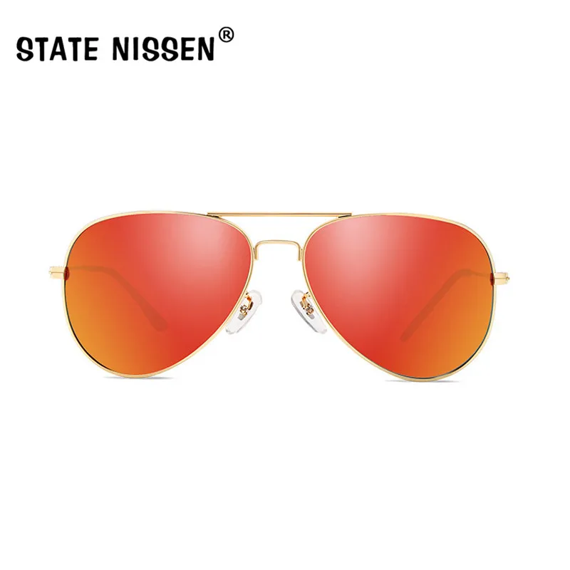 Бренд STATE NISSEN мужские поляризованные солнцезащитные очки UV400 пилота новый дизайн