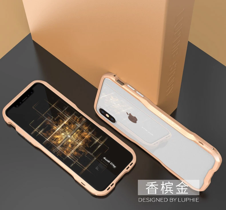 LUPHIE Роскошный металлический бампер чехол для телефона для Apple iPhone X XS Max XR 8 7 Plus авиационный алюминиевый бампер чехол для телефона тактическая версия