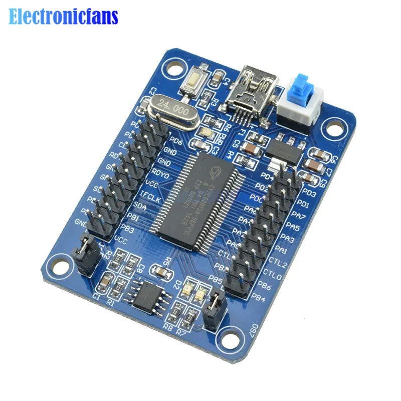 EZ-USB FX2LP CY7C68013A USB основная плата макетная плата USB логический анализатор с IEC последовательный SPI интерфейсный модуль Mini USB