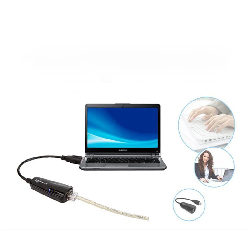 KEBETEME Mini 10/100 Мбит/с USB 2 0 Ethernet к RJ45 проводная Сетевая карта Lan адаптер концентратор