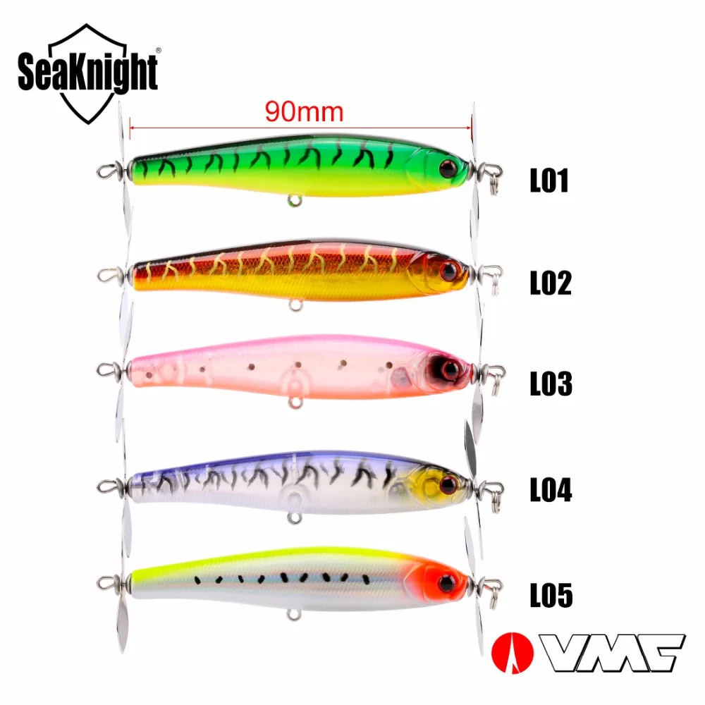 SeaKnight плавающий карандаш SK034 1 шт. Topwater жесткая рыболовная приманка 14 5 г 90 мм 3 '