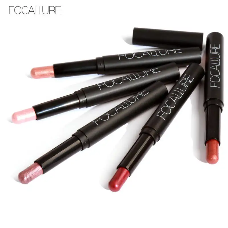 2017 Focallure Новый 1 шт. Красота читая карандаш для век Косметические Shimmer Блеск тени