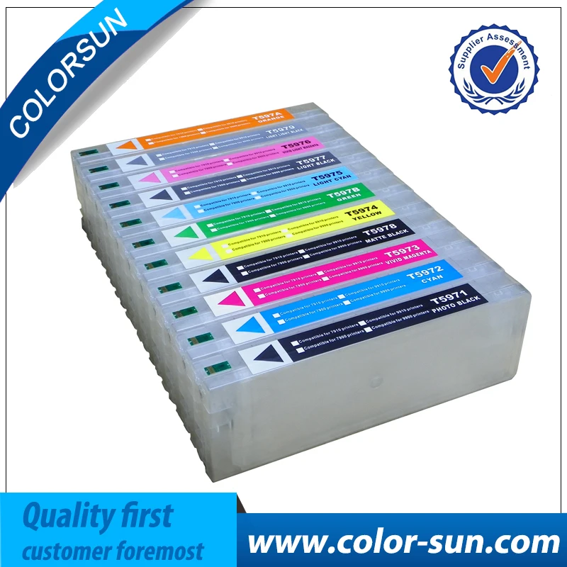 Новые многоразовые картриджи с чернилами для Epson Pro 7900 9900 7910 9910 картриджа T5961 T5964
