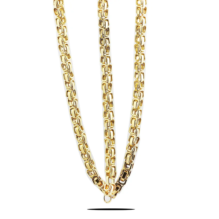 

Модный мужской набор QianBei из нержавеющей стали, включая ожерелье, браслет, бесплатная доставка