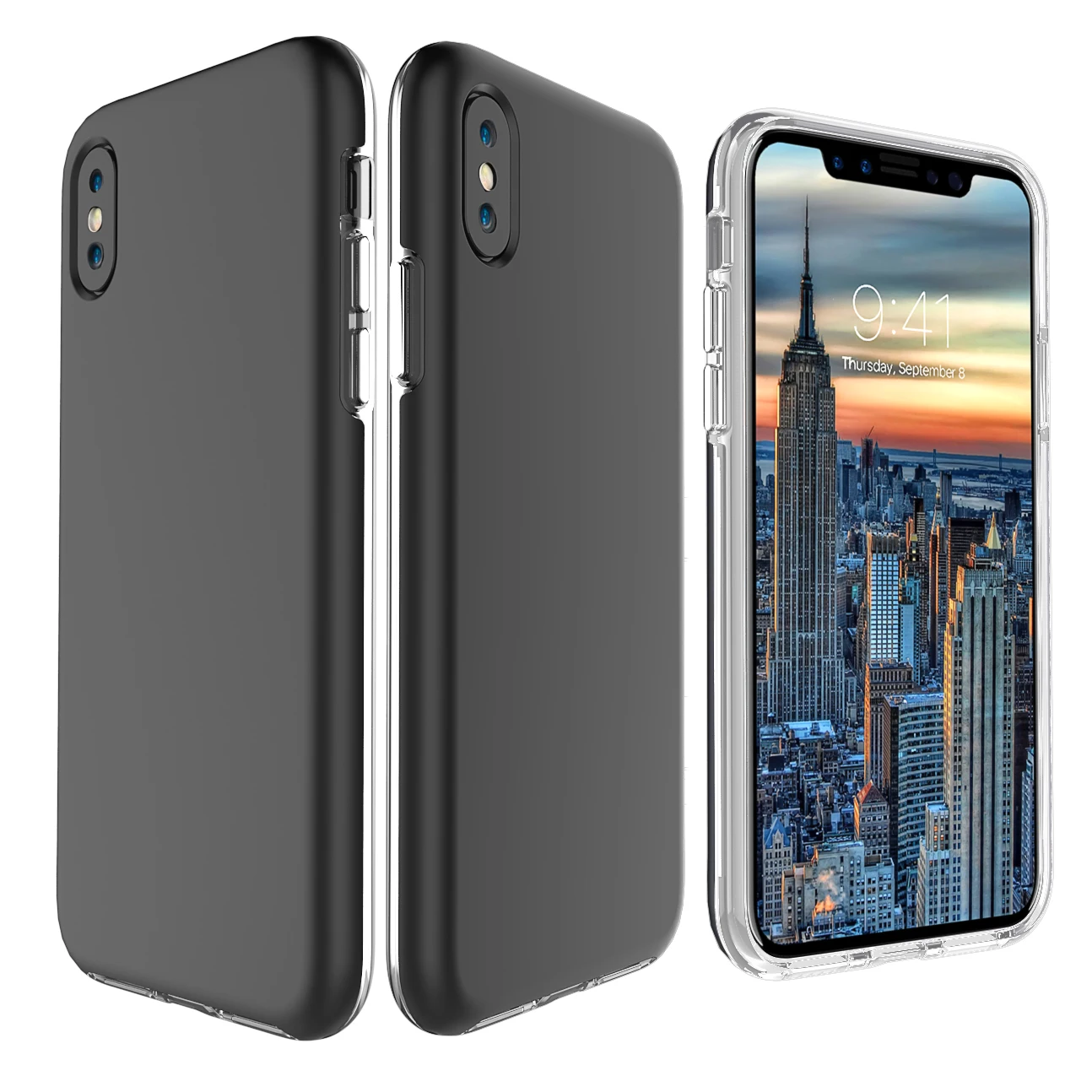 Антидетонационных 2 в 1 чехол для Apple IPhoneX 6 S 7 8 плюс мягкая TPU + жесткий ПК хорошее