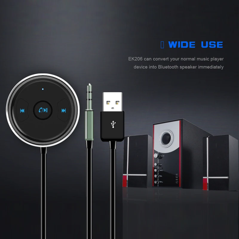 ANLUD Bluetooth автомобильный комплект приемник беспроводной аудио передатчик Handsfree USB
