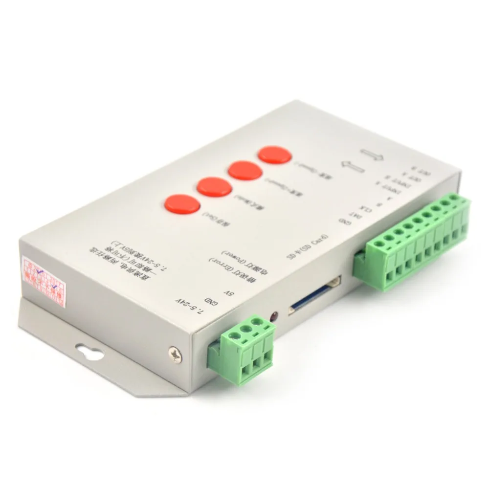 Светодиодный контроллер для sd карты с поддержкой карт 2048 пикселей DMX512 ws2811 RGB DC5V