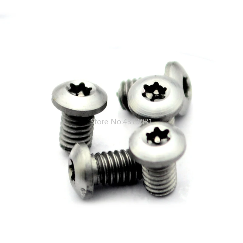 

8 pieces Stainless steel T6 plum screw pocket knife back clip screw fittings EM ZT back clip screw