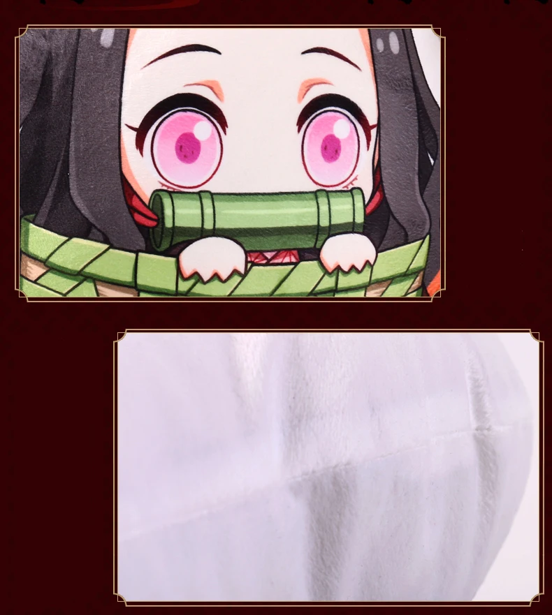 Аниме Demon Slayer Kimetsu no Yaiba Kamado Nezuko Косплей Кукла Плюшевая мягкая подушечка диванная подушка игрушка подарок новинка