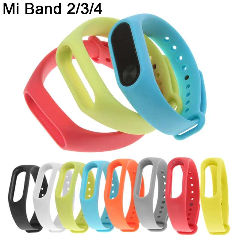 Ремешок силиконовый для Xiaomi Mi Band 3 браслет 6 5 4 M4 M3 Band3 Band4 аксессуары часов |