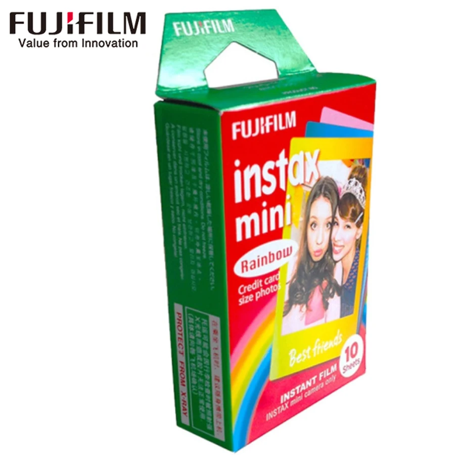 10 листов Fujifilm Fuji Instax Mini 8 пленка Радужная мгновенная камера для 7s 7 50s 50i 90 25 dw Share SP-1