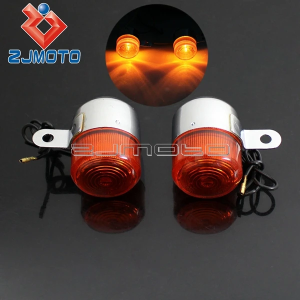 Мотоциклетная ламсветильник янтарного цвета, фонарь для Honda Dax Z50 ST50 ST70 CT70 ST CT 50 70, указатели поворота, лампа