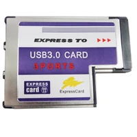 xt xinte bc718 notebook express card expresscard to 3 port usb 3 0 hub adapter converter 54mm fl1100 expansion card for laptop