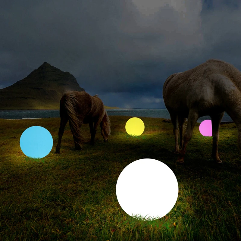 

Waterproof LED Outdoor Lamp Ball Remote Control RGB Landscape light Wedding Party Garden Lawn Lamps Home Swimming Pool Floating