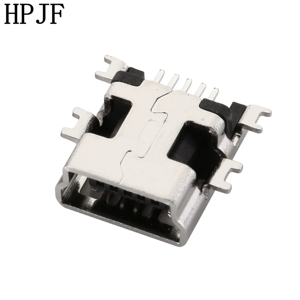 10 шт Мини Тип USB B Женский 5 булавки SMT SMD доска гнездо разъема ПП|connector board|connector