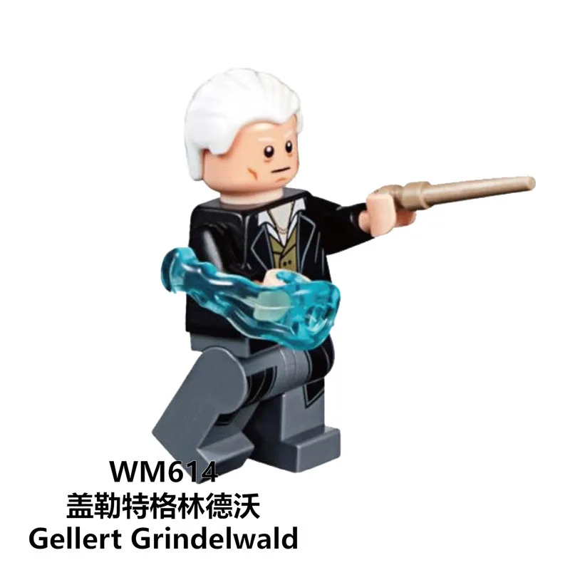 С фантастическими животными Newt Niffler фигурки The criles of Grindelwald Тина Добби Дамблдор блоки-кирпичики игрушки поп WM575 - Цвет: WM614