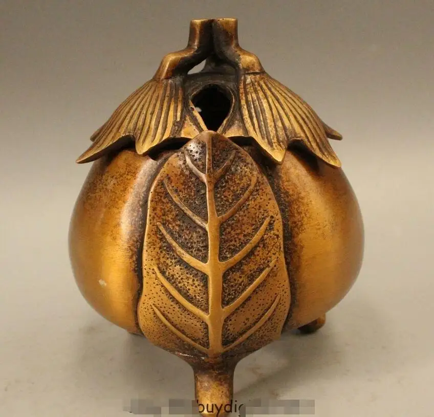 6 &quotКлеймо Китай Династия Китайский Медный лист Цветок Курильница | Дом и сад