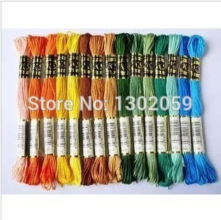 Выберите любой номер ниток в общей сложности 100 мотков + 50 штук для вышивки