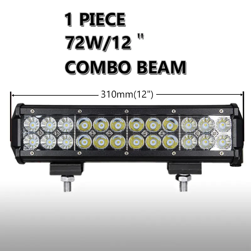12 inch led bar RACBOX Slideable 12 17 20 28 36 44 дюймов светодиодный светильник для работы, комбинированный луч для внедорожника 4WD грузовик внедорожник 4x4 ATV UTV 12V 24V - Цвет: 12 inch led bar
