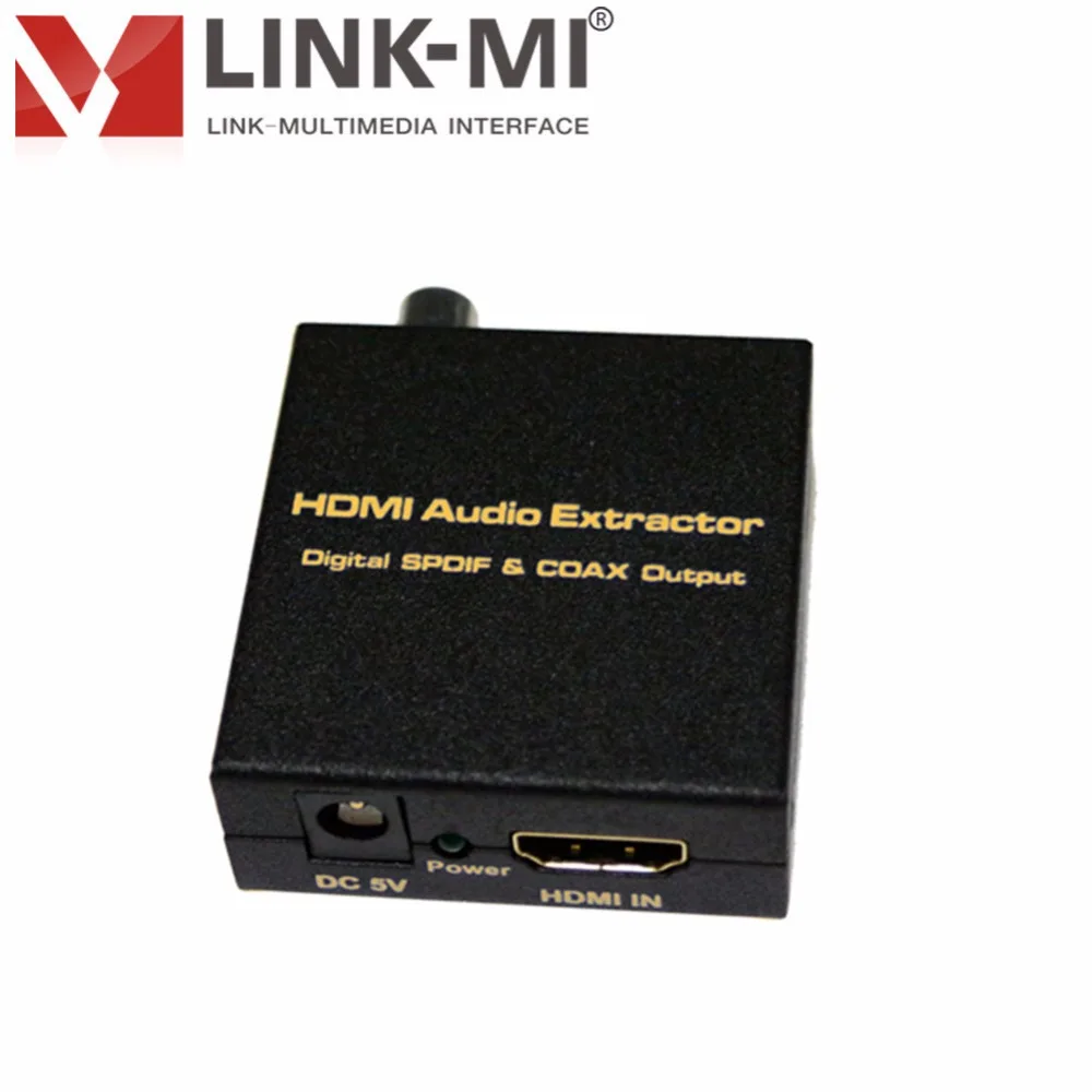 LINK MI LM HA02 HDMI аудио экстрактор с цифровым SPDIF и коаксиальным выходом поддержка 192