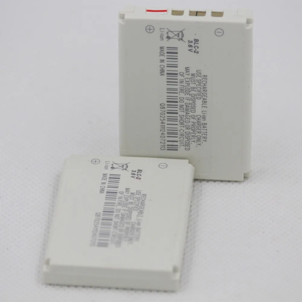 

10pcs/lot cellPhone Li-ion Battery BLC-2 for Nokia 3310 3330 3315 3350 3510 6650 6800 3550 3410 5510 BLC2 Mobile Phone Battery