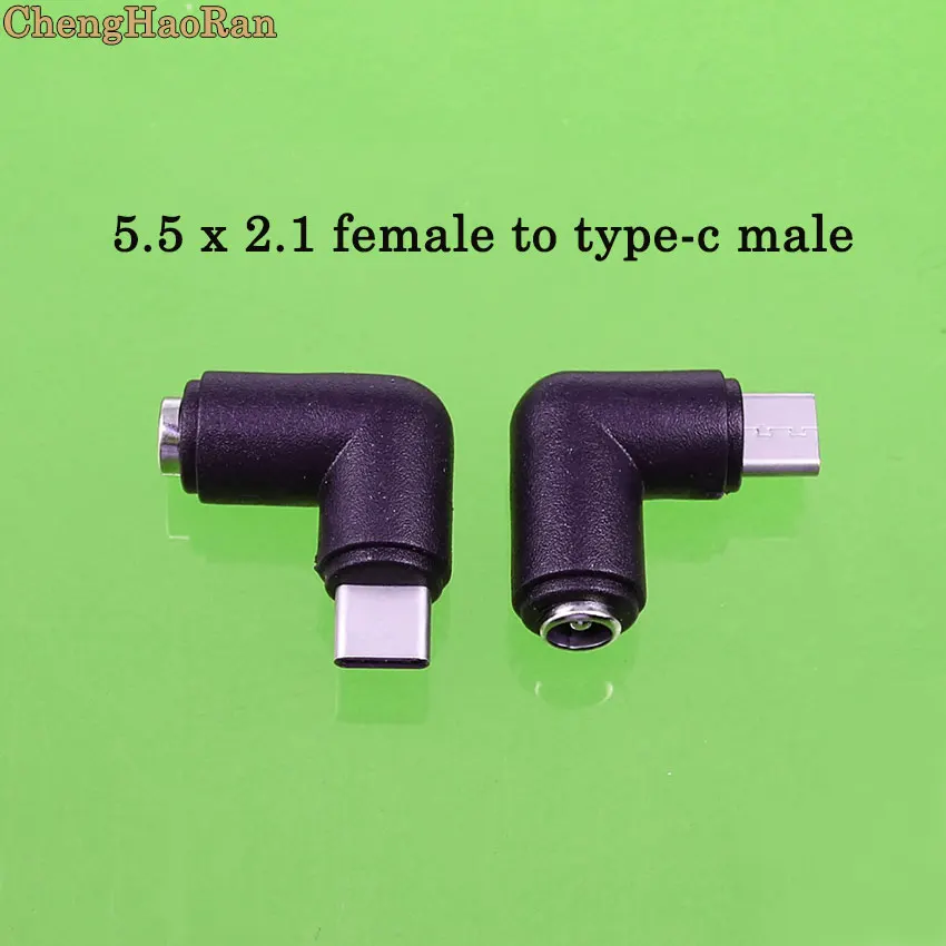 F ChengHaoRan DC type-c Женский до 5,5*2,1 женский/4,8*1,7/5,5*2,1 мм Мужской 5,5*2,1 до micro usb/type-c/для iphone разъем питания - Цвет: F