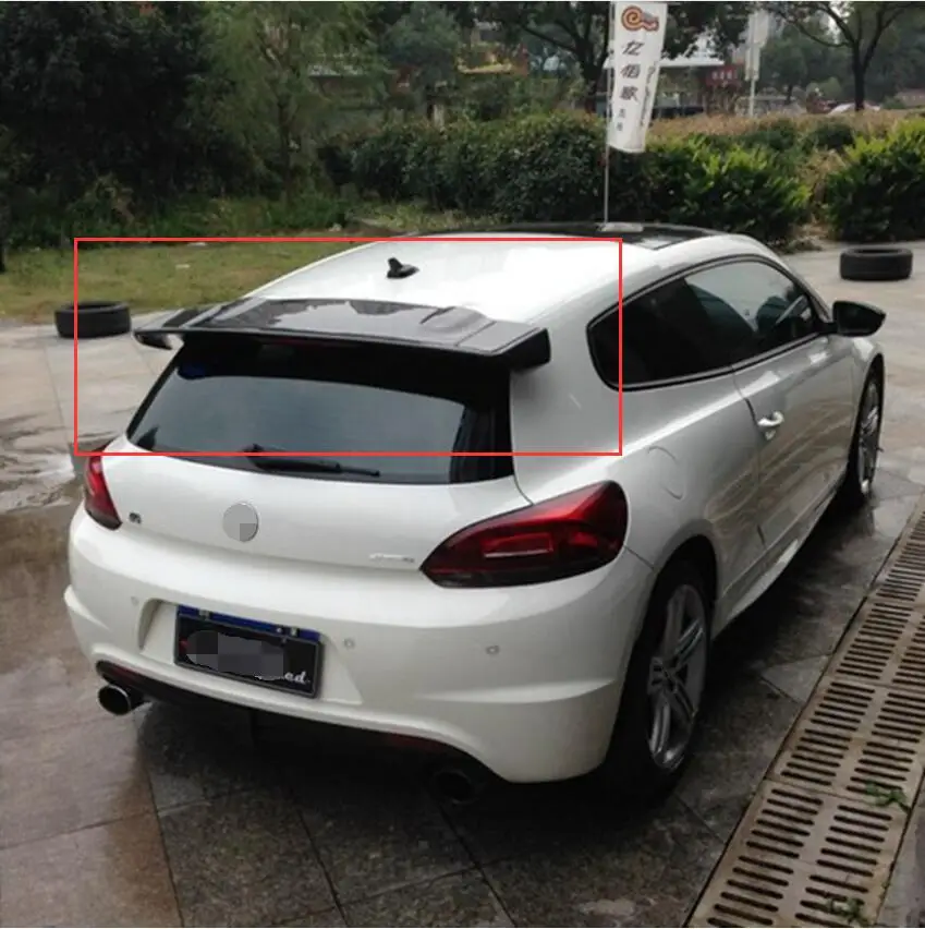 Стильный спойлер для крыши заднего Scirocco из углеродного волокна VOTEX Volkswagen VW 2010 ~ 2014