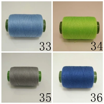 33TO36 CHOOSE COLOR 1 шт. золотая нить для вышивки, хлопковая машинная швейная нить, ручная швейная нить, рукоделие, нашивка на руль, швейные принадлежности - Цвет: 33TO36 CHOOSE COLOR