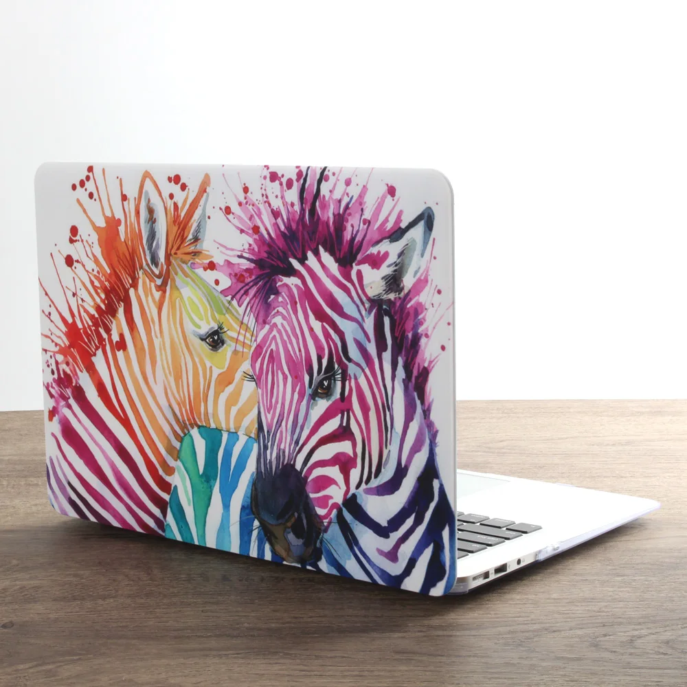 Чехол для ноутбука с животным принтом для MacBook Air Pro retina 11 12 13 15 дюймов с сенсорной панелью+ чехол для клавиатуры