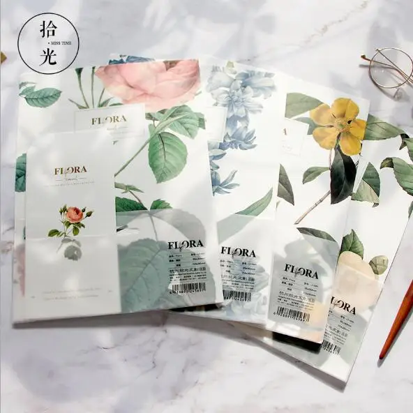 1 pack in random 1 упаковка, милые конверты с флорой, 3 шт., 6 шт., праздничные подарочные открытки с буквами, подарочные конверты на День Благодарения, школьные канцелярские принадлежности - Цвет: 1 pack in random