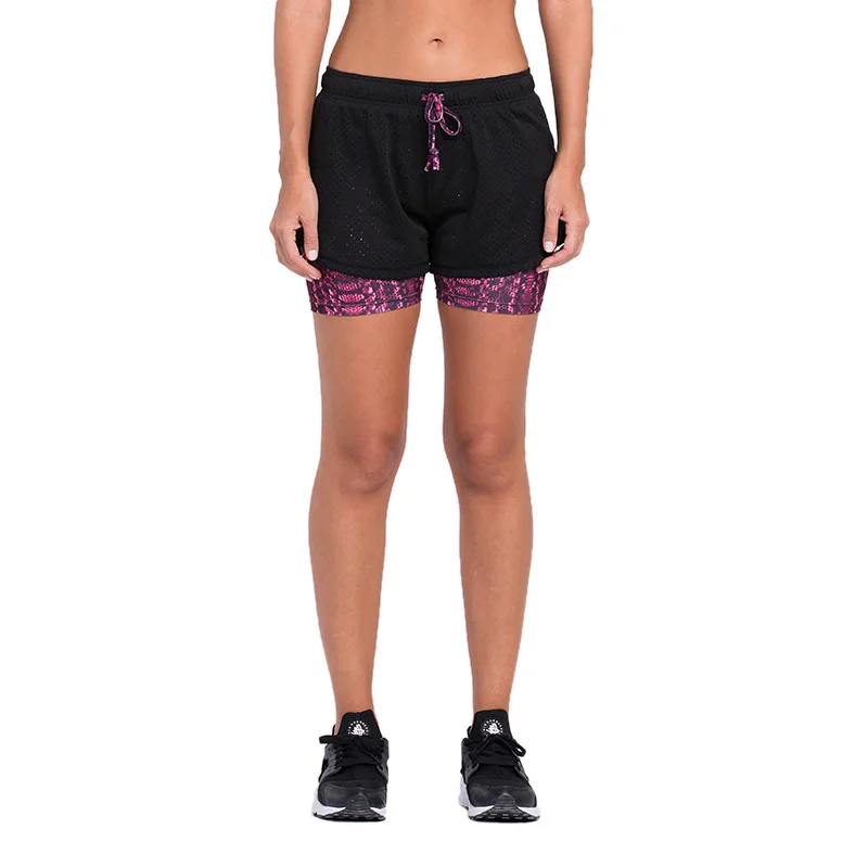 

Summer Womens Running Shorts Fitness Yoga Sportswear Female Elastic Waist Training Gym Workout Jogging Trousers Bottoms