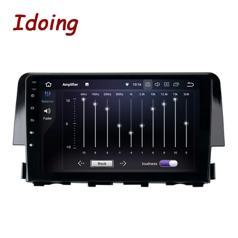 Idoing 1Din 9 &quotАвтомобильный мультимедийный плеер Android8.0/7.1для Honda Civic 2015 2016 4G + 32 г 8