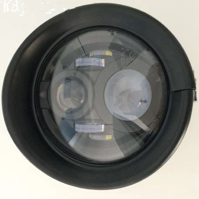 Аксессуары для мотоцикла HARLEY BLACK " отделка передних фар кольцо козырек для HARLEY FLH FLHS FLHT ROAD KING 60-13