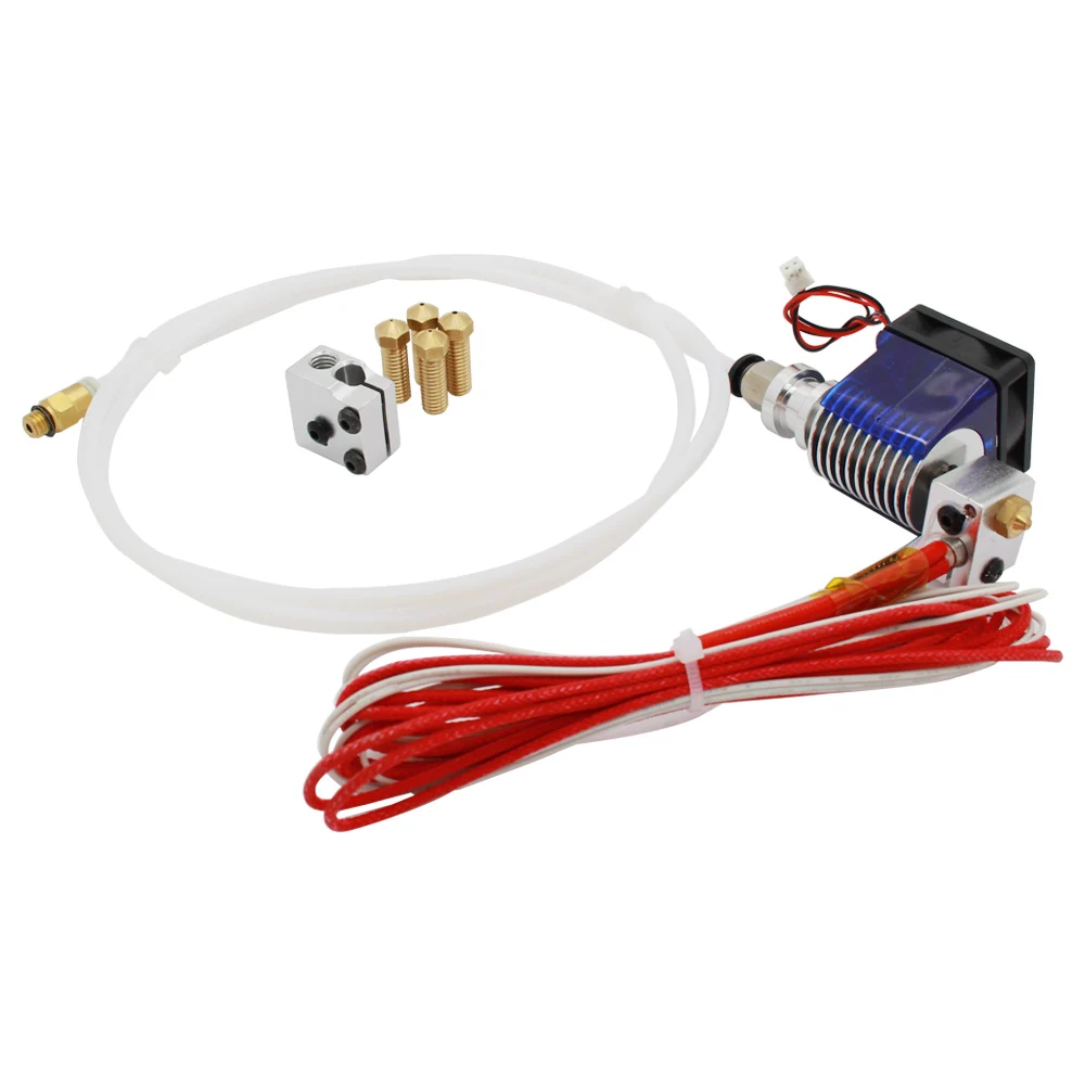 3D принтер J head Hotend с вентилятором 0 4 мм 1 75 v6 прямая нить Уэйд экструдер 6/0 8/1 0/1 2