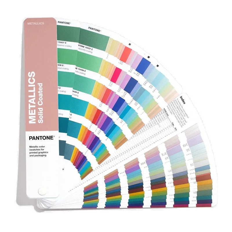 2019 новая версия PANTONE международный стандарт цветная карта металлическая