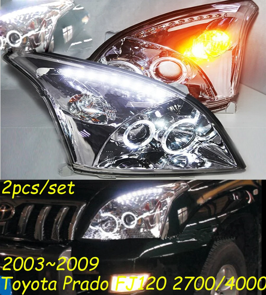 2 шт. Prado FJ120 LC120 2700 4000 фара передние фары для 2003 ~ 2009 крейсер голову свет
