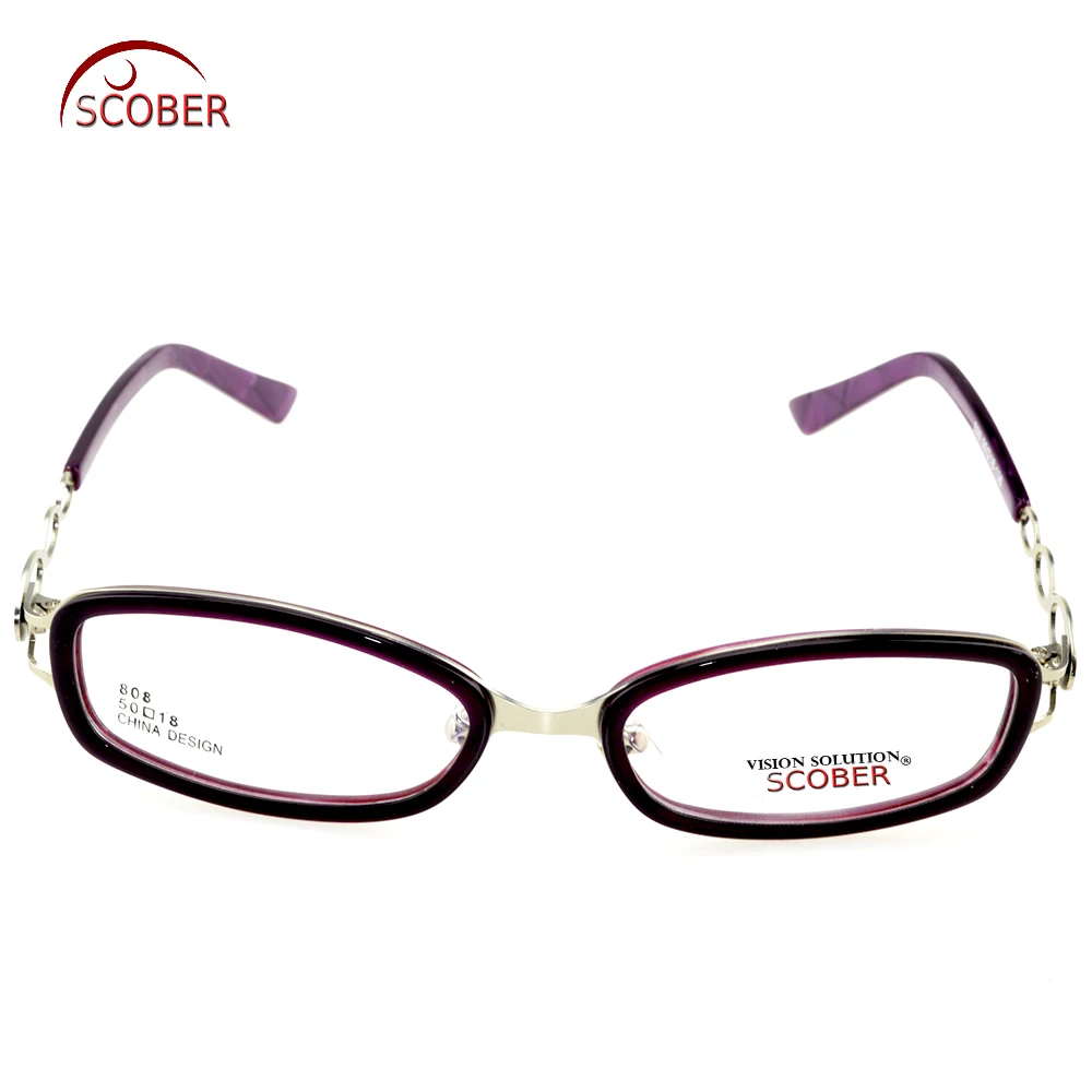 Ретро винтажная фиолетовая оправа для глаз из титанового сплава изготовленные