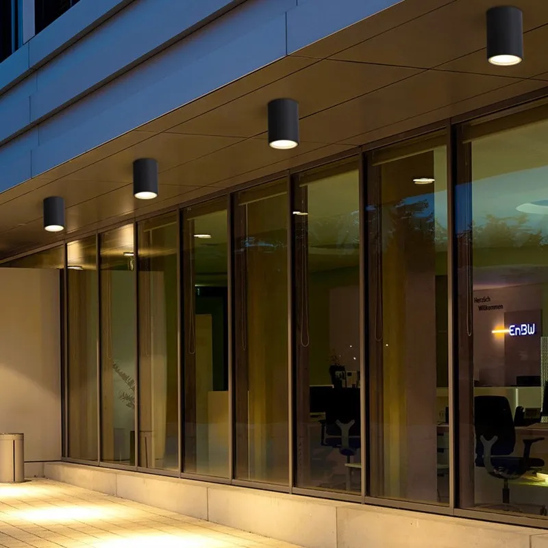 Cylinder LED Ceiling Down Light Fixture Modern Lamp COB Chipset Restaurant Balcony Lighting Fixtures 110-240V | Лампы и освещение